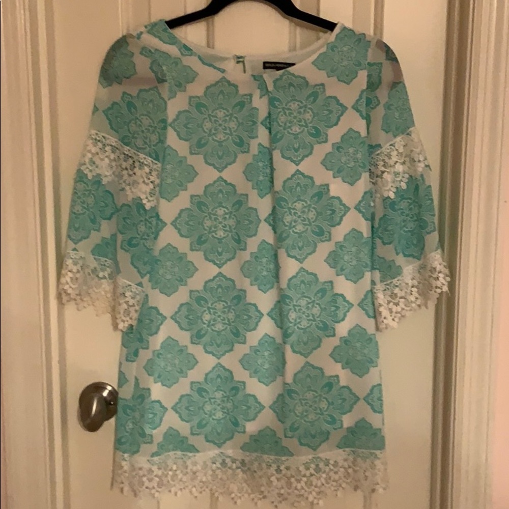 Sequin Heart Girls Printed dress
